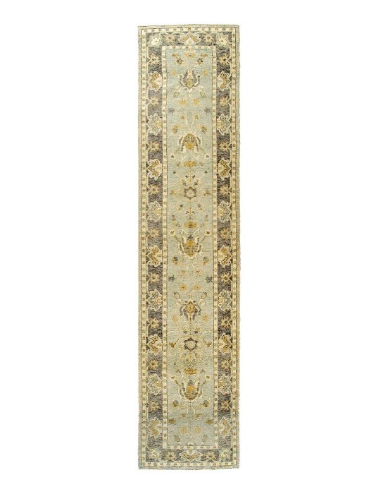 Pasargad Turkish Hand Knotted Oushak Runner 3'1"x 14'1"